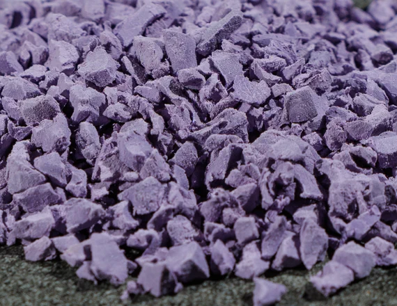 EPDM-крошка RAL 4005, сине-сиреневый
